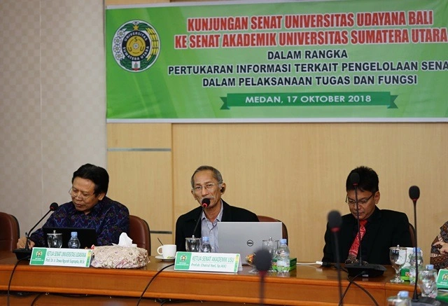 Senat Universitas Udayana Kunjungi Senat Akademik USU